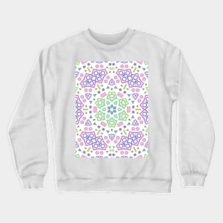 Pastel Kaleidoscope Crewneck Sweatshirt